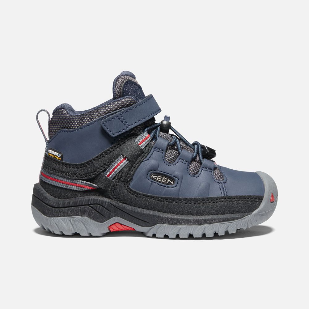 Keen Outdoor Bot Çocuk Mavi - Targhee Waterproof - Türkiye QXBD34785